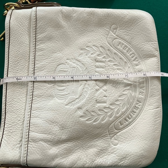 Ralph Lauren White and Tan Men's Messenger Bag - Picture 11 of 12